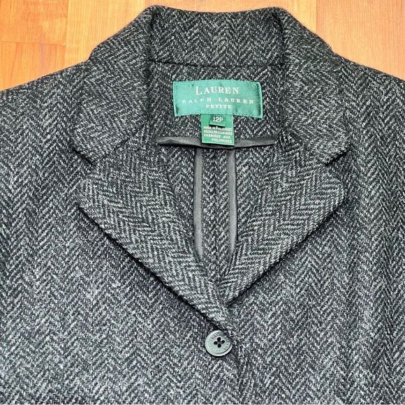 Lauren by Ralph Lauren 100% lamb's wool blazer 🖤 EUC🖤 12P - Picture 3 of 10